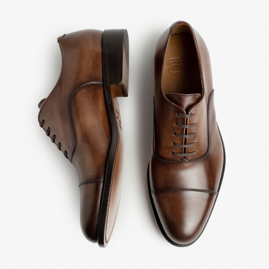 Thursday Boots Chairman Men Dress Shoes Coffee | WIQ9828AM