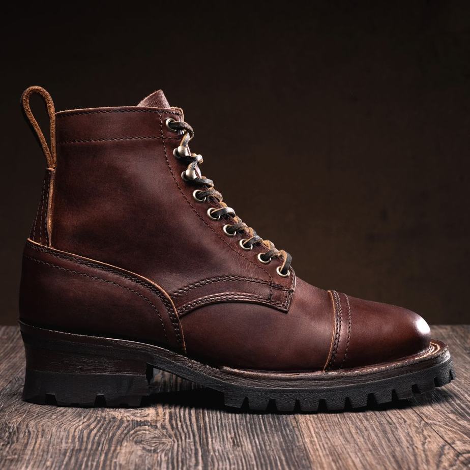 Thursday Boots Challenger Men Lace Up Boots Chocolate | GML2479IO