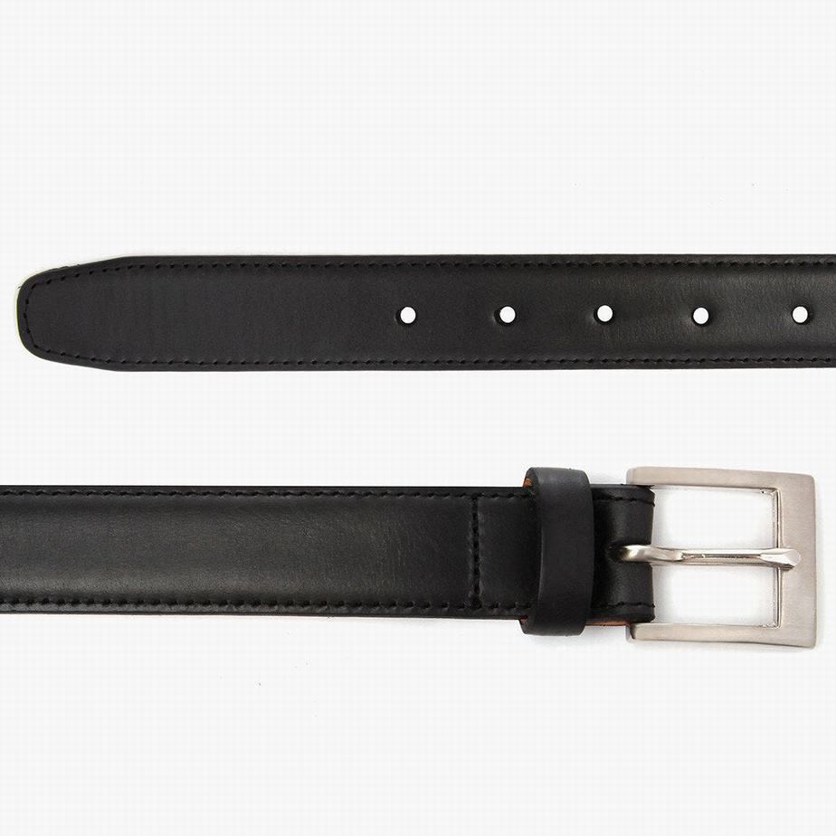 Thursday Boots Classic Leather Men Belts Black | JFM5185BY