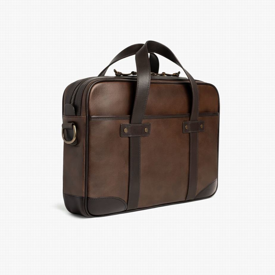 Thursday Boots Commuter Men Messenger Bags Coffee | SGL9423KG