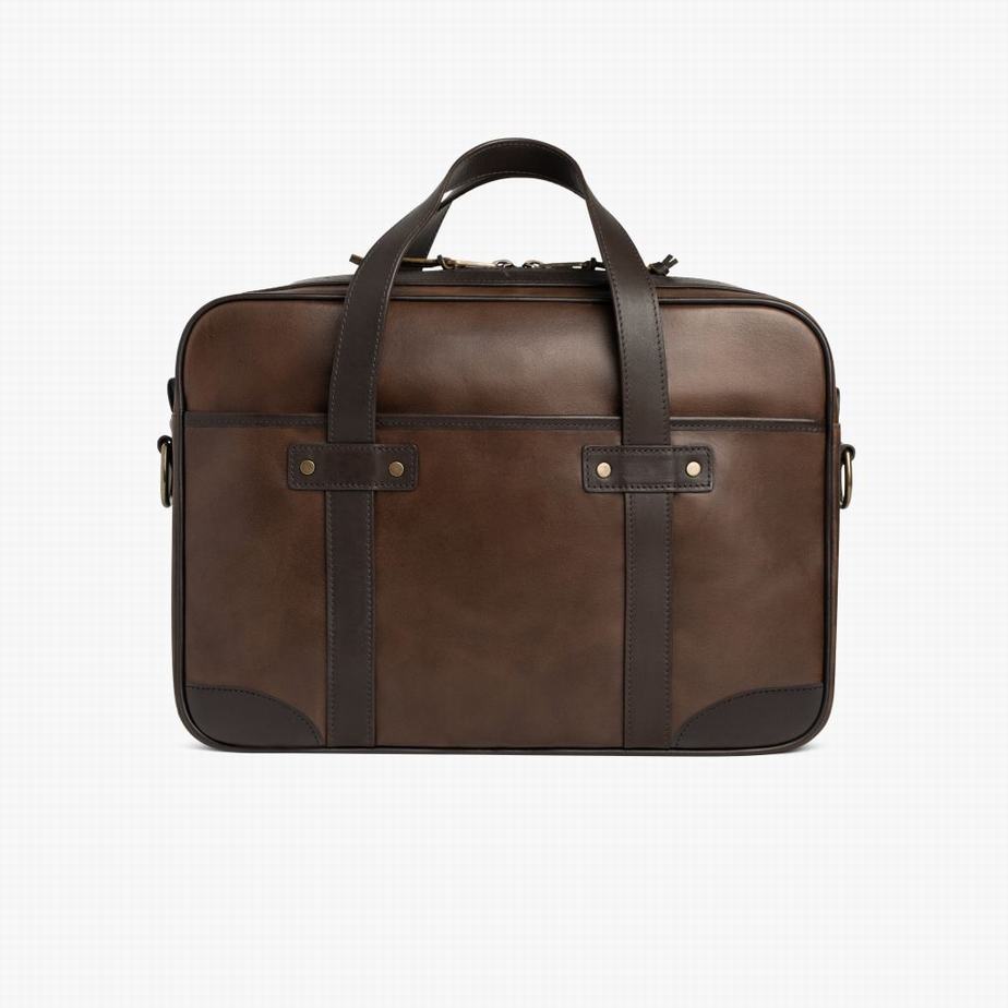 Thursday Boots Commuter Men Messenger Bags Coffee | SGL9423KG