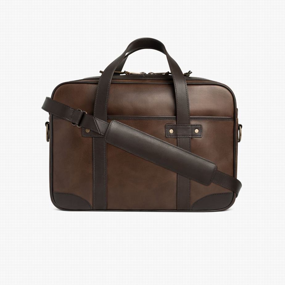 Thursday Boots Commuter Men Messenger Bags Coffee | SGL9423KG