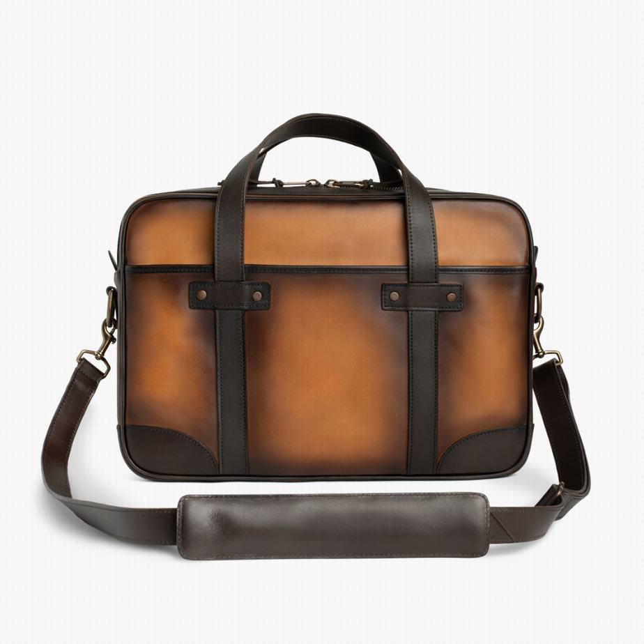 Thursday Boots Commuter Men Messenger Bags Brown | QHE3883VZ