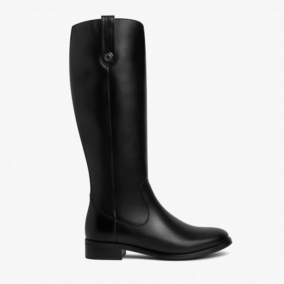 Thursday Boots Crown Women Riding Boots Black | SSQ3111RL