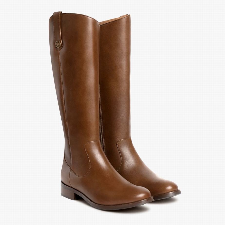 Thursday Boots Crown Women Riding Boots Brown | QRU5921KI