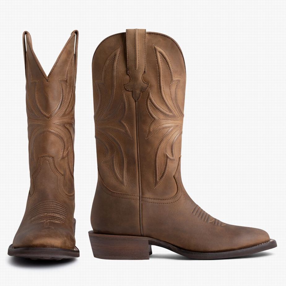 Thursday Boots Desperado Men Western Boots Brown | LHK7495IP