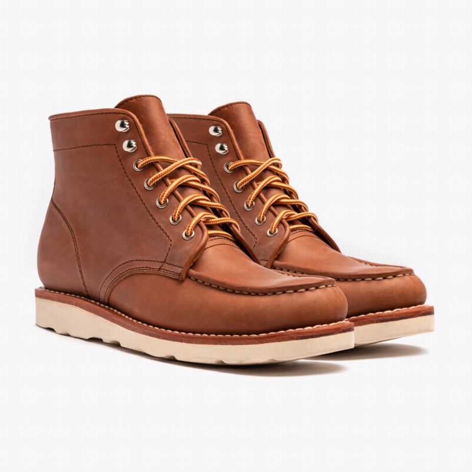 Thursday Boots Diplomat Men Lace Up Boots Brown | EVY6447ZP