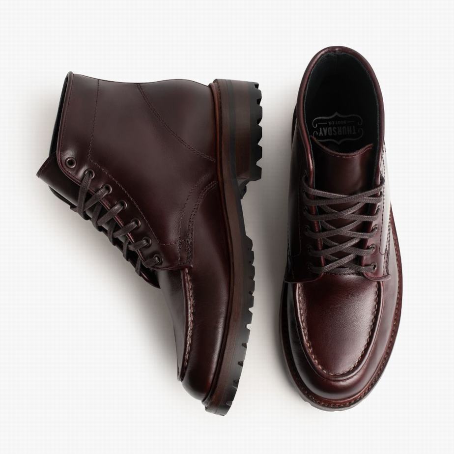 Thursday Boots Diplomat Men Lace Up Boots Brown | CNQ2075JL