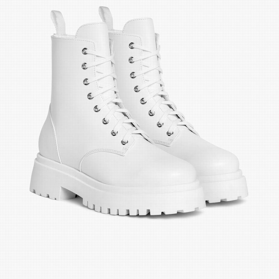 Thursday Boots Dolce Women Platform Boots White | VKA4321KU