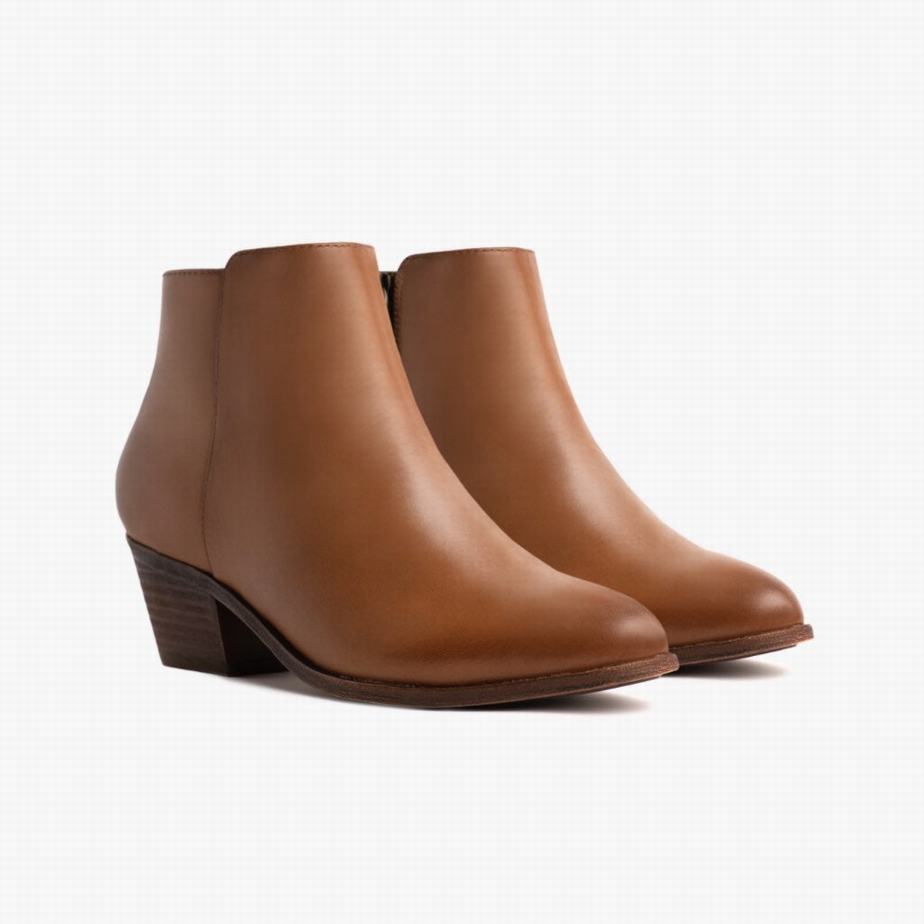 Thursday Boots Downtown Women Booties Toffee | VJM9650BD