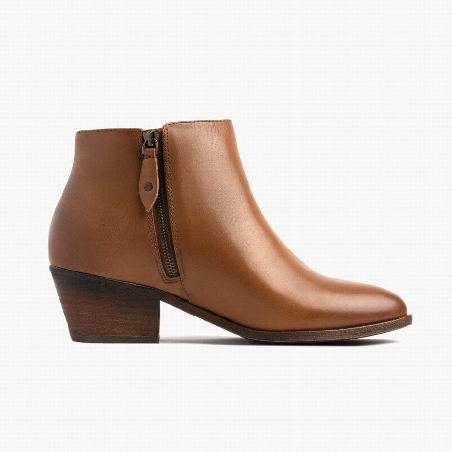 Thursday Boots Downtown Women Booties Toffee | VJM9650BD