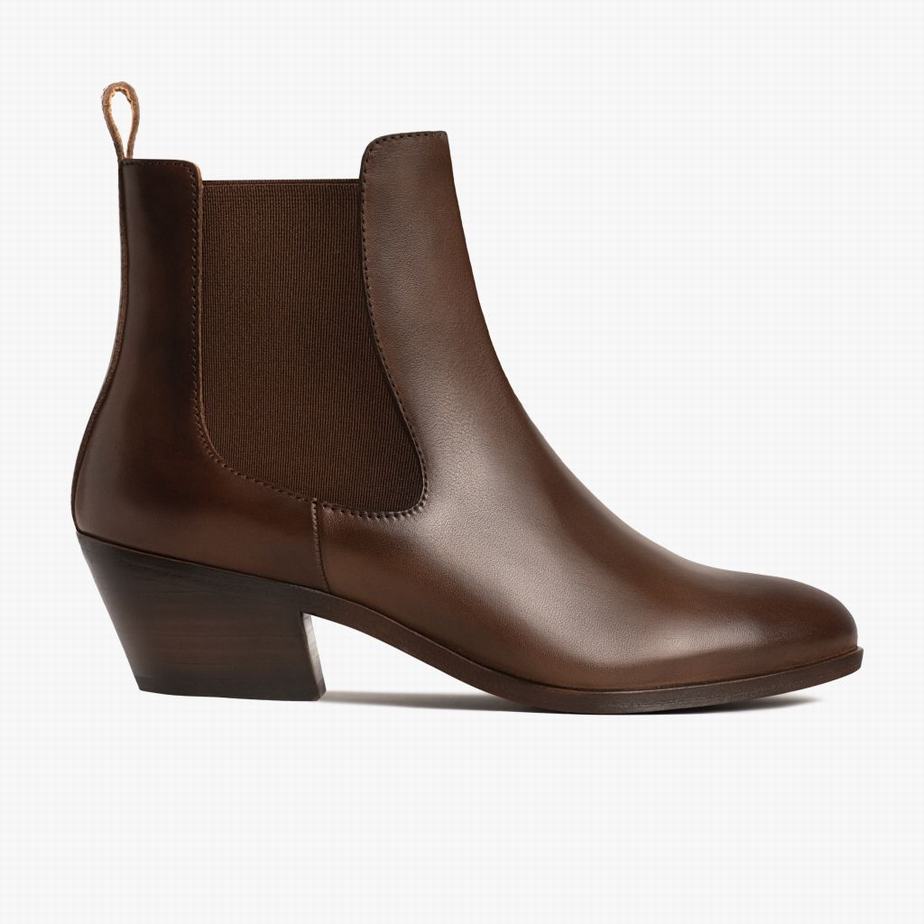 Thursday Boots Duchess Bootie Women Chelsea Boots Coffee | KLA2872KW