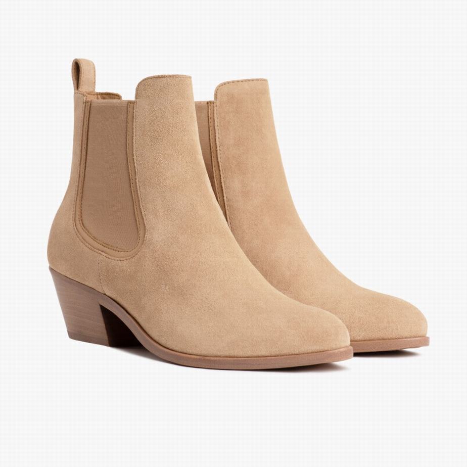 Thursday Boots Duchess Bootie Women Chelsea Boots Dune | FFZ3490HP