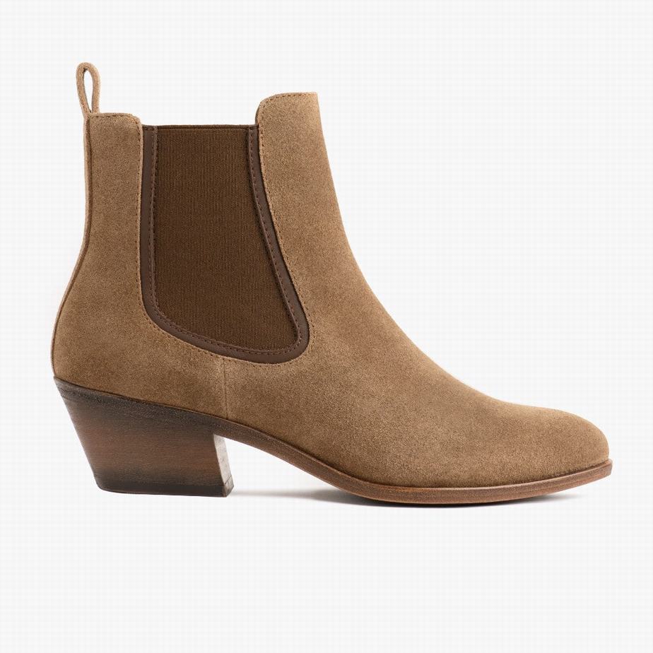 Thursday Boots Duchess Bootie Women Chelsea Boots Brown | WJG4949PN