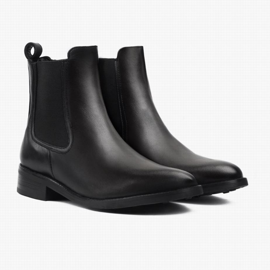 Thursday Boots Duchess Women Chelsea Boots Black | XJN988CP