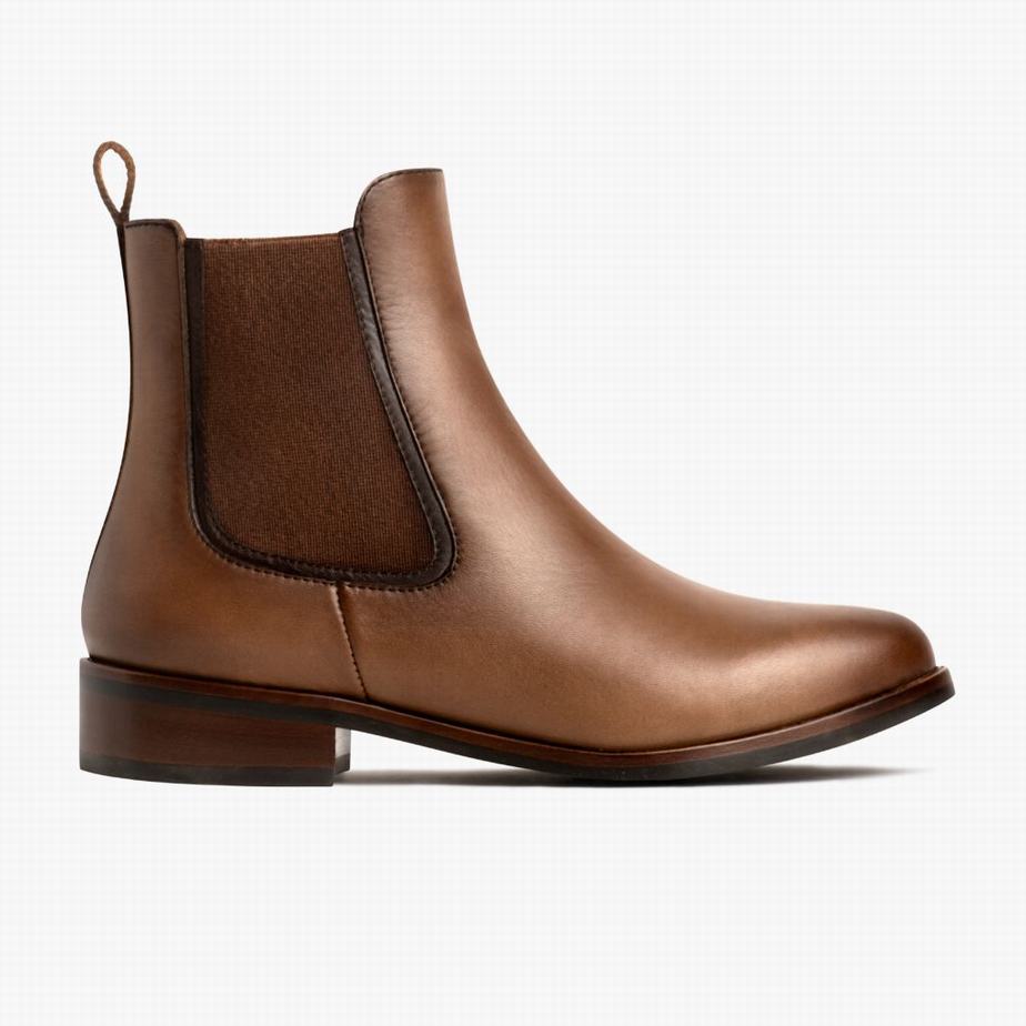 Thursday Boots Duchess Women Chelsea Boots Brown | VXJ5925NA