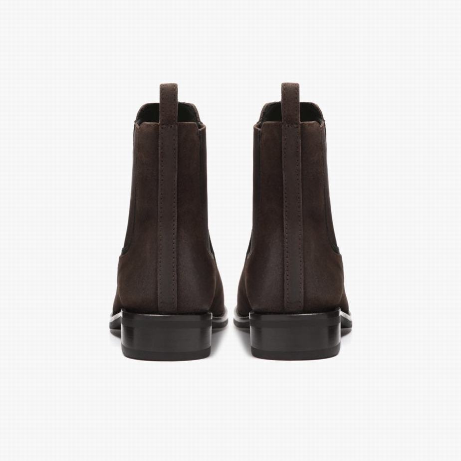 Thursday Boots Duchess Women Chelsea Boots Dark Brown | DJG1540QK