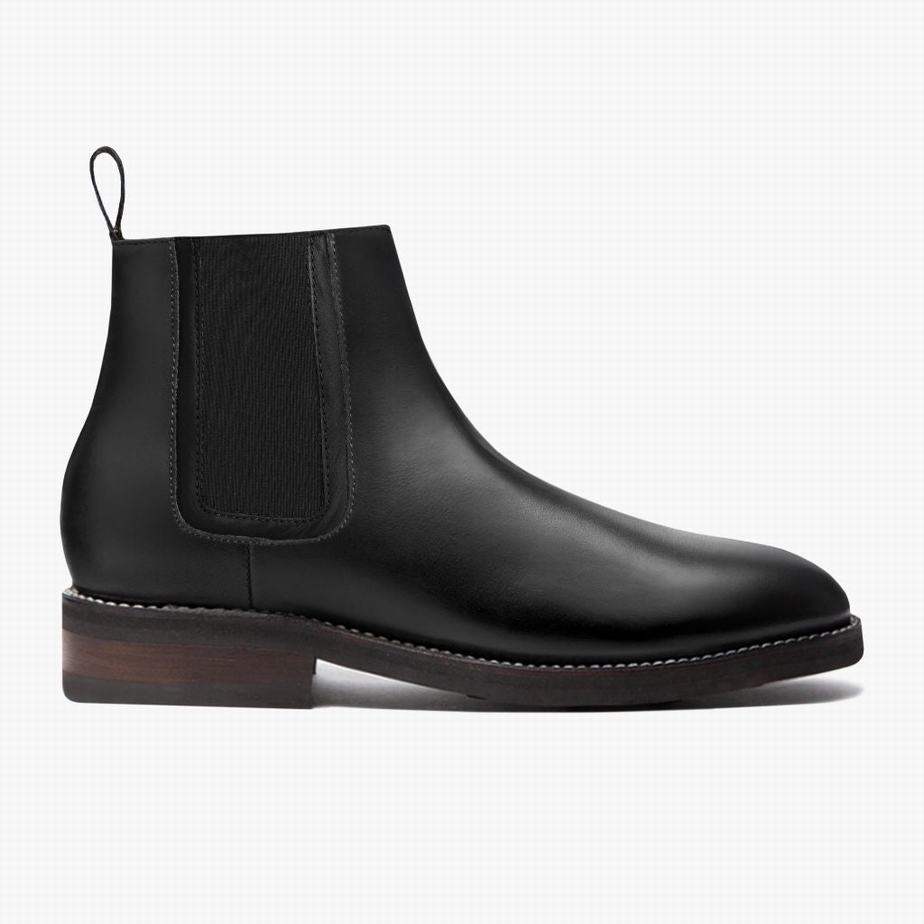 Thursday Boots Duke Men Chelsea Boots Black | ZPH4617BE