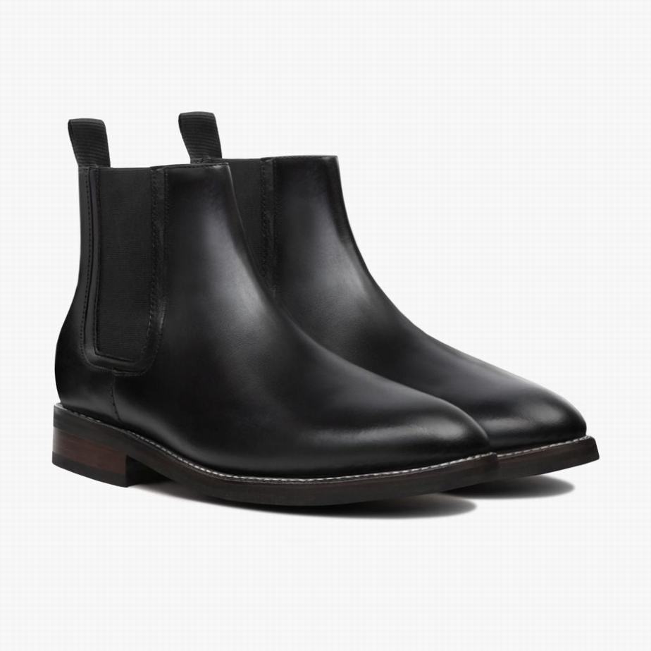 Thursday Boots Duke Men Chelsea Boots Black | ZPH4617BE