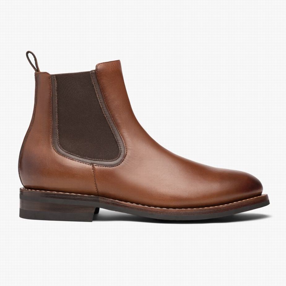 Thursday Boots Duke Men Chelsea Boots Brandy | YBG6282GI