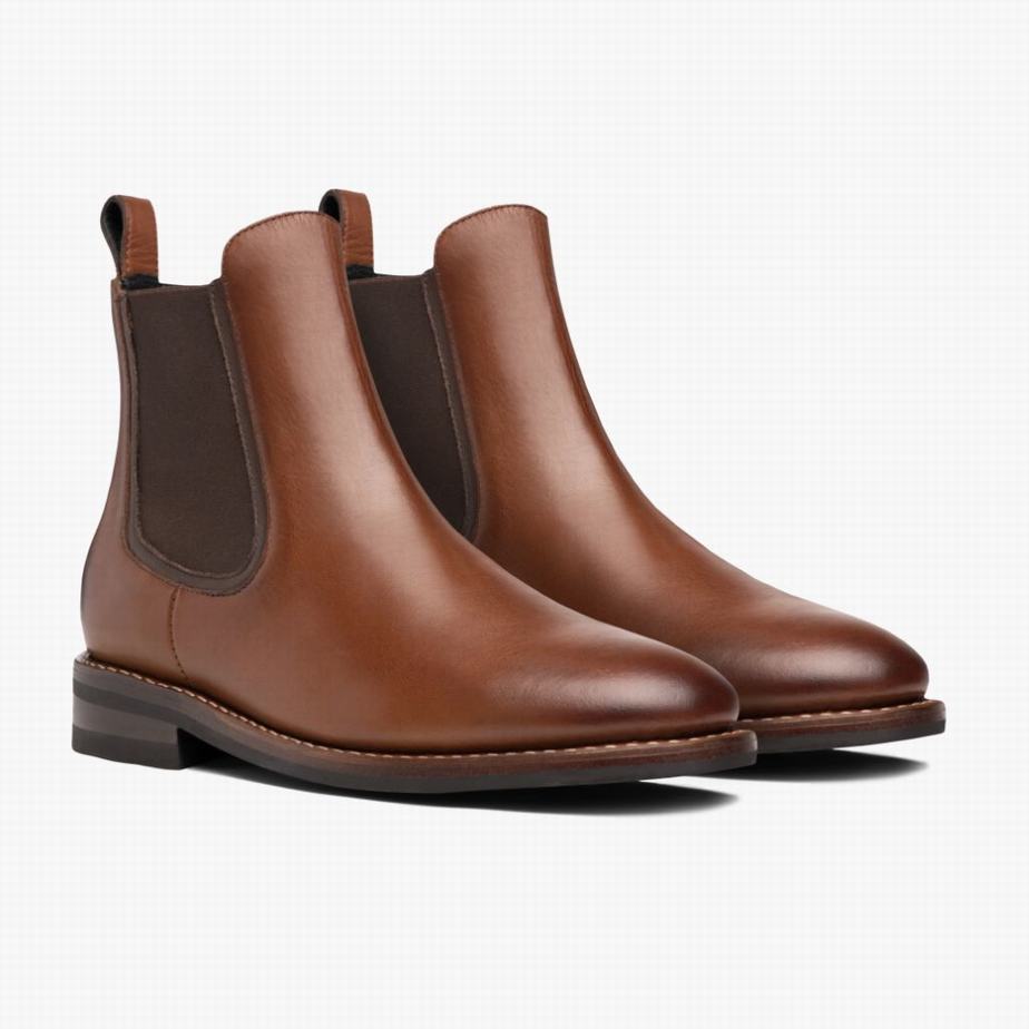 Thursday Boots Duke Men Chelsea Boots Brandy | YBG6282GI