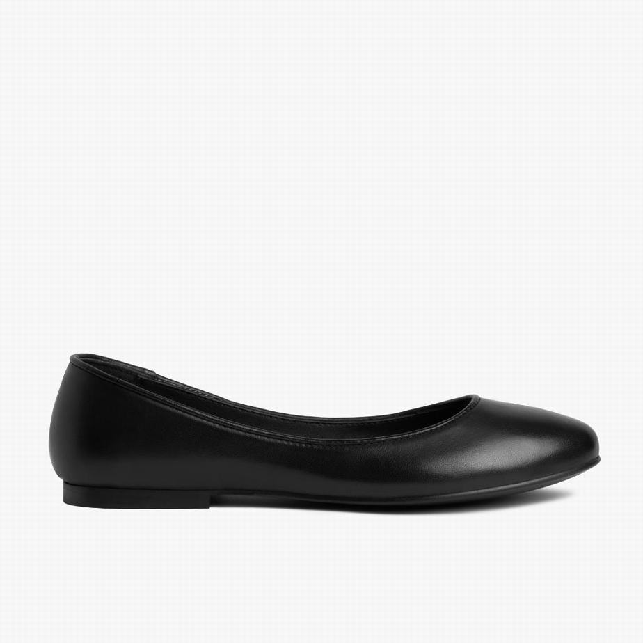 Thursday Boots Feliz Women Ballet Flats Black | XUA5236PM