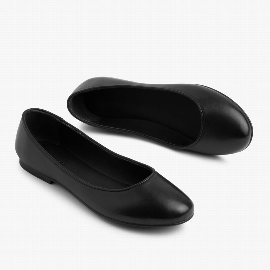 Thursday Boots Feliz Women Ballet Flats Black | XUA5236PM