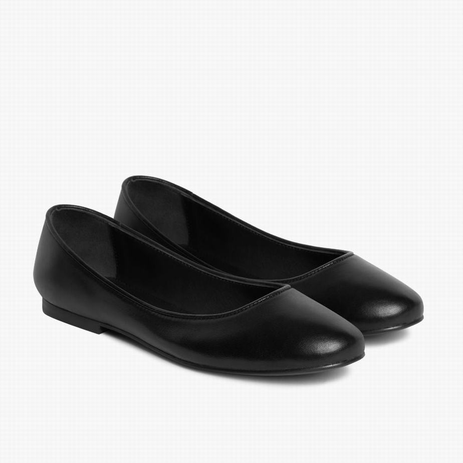 Thursday Boots Feliz Women Ballet Flats Black | XUA5236PM