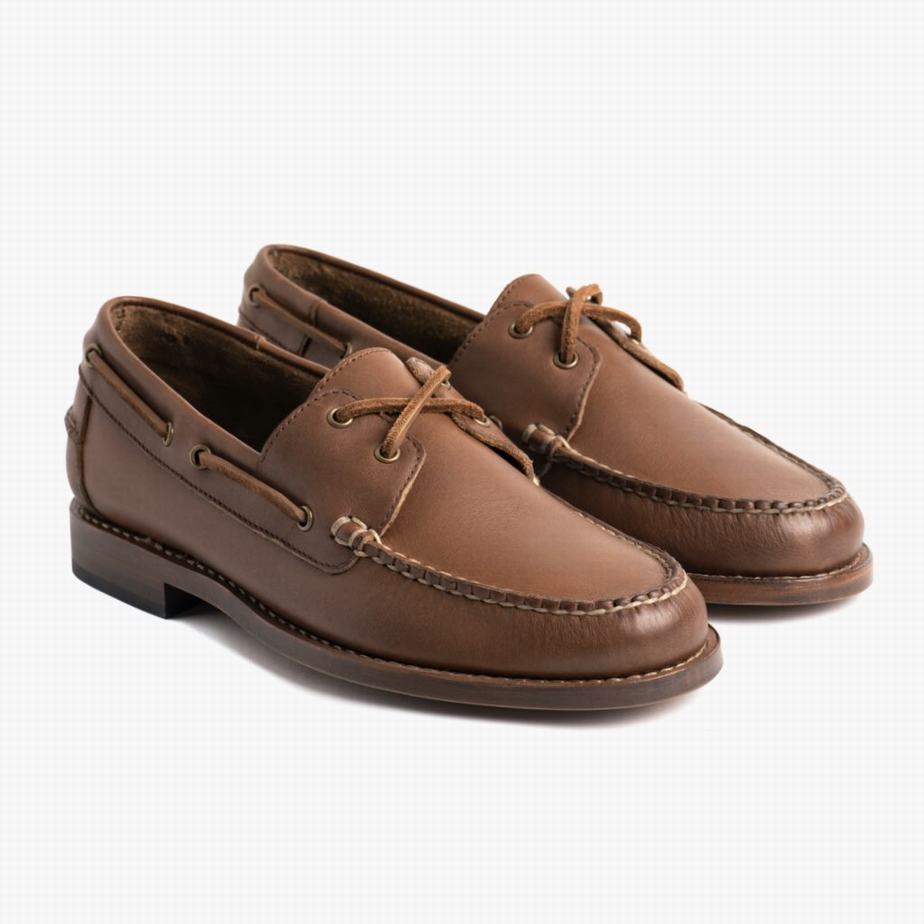 Thursday Boots Handsewn Men Loafers Chocolate | YQJ5259XT