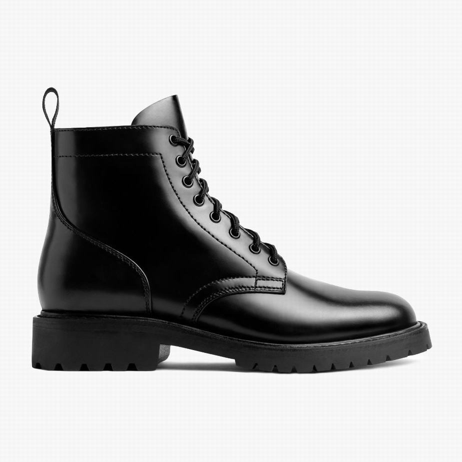 Thursday Boots Hero Men Lace Up Boots Black | JFF2652ZB