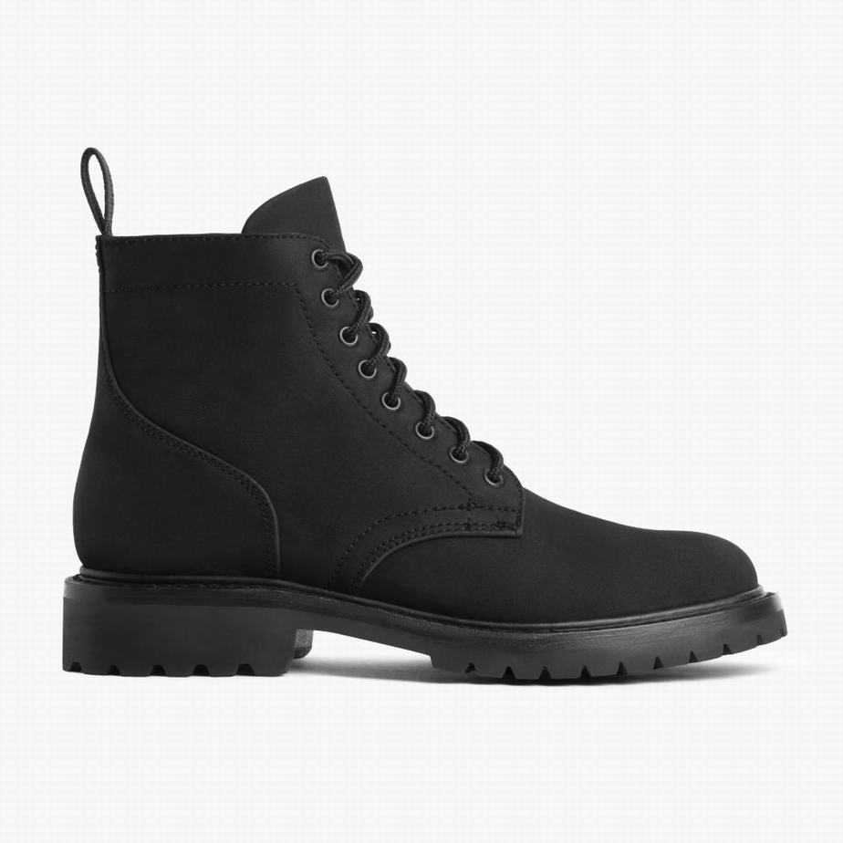 Thursday Boots Hero Men Lace Up Boots Black | ODY5764YX