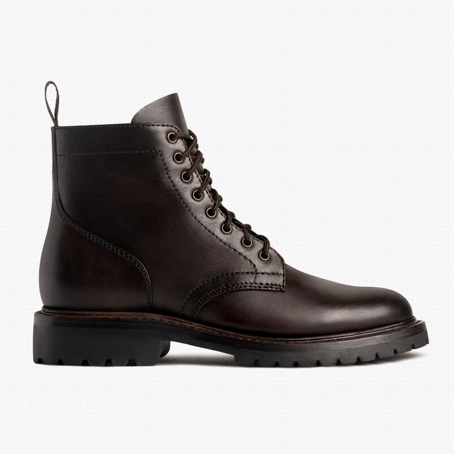 Thursday Boots Hero Men Lace Up Boots Coffee | FZB9098OL