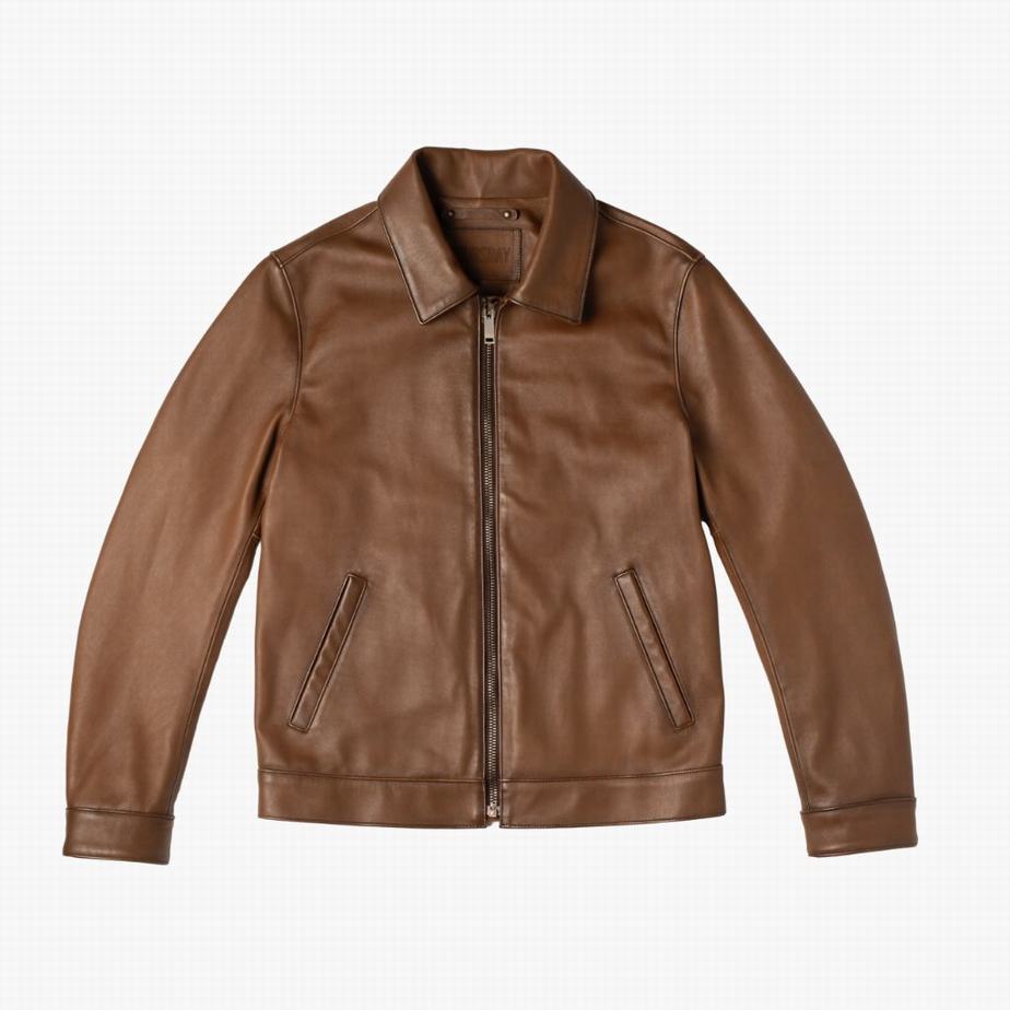 Thursday Boots Keanu Men Jackets Walnut | IUK498NQ