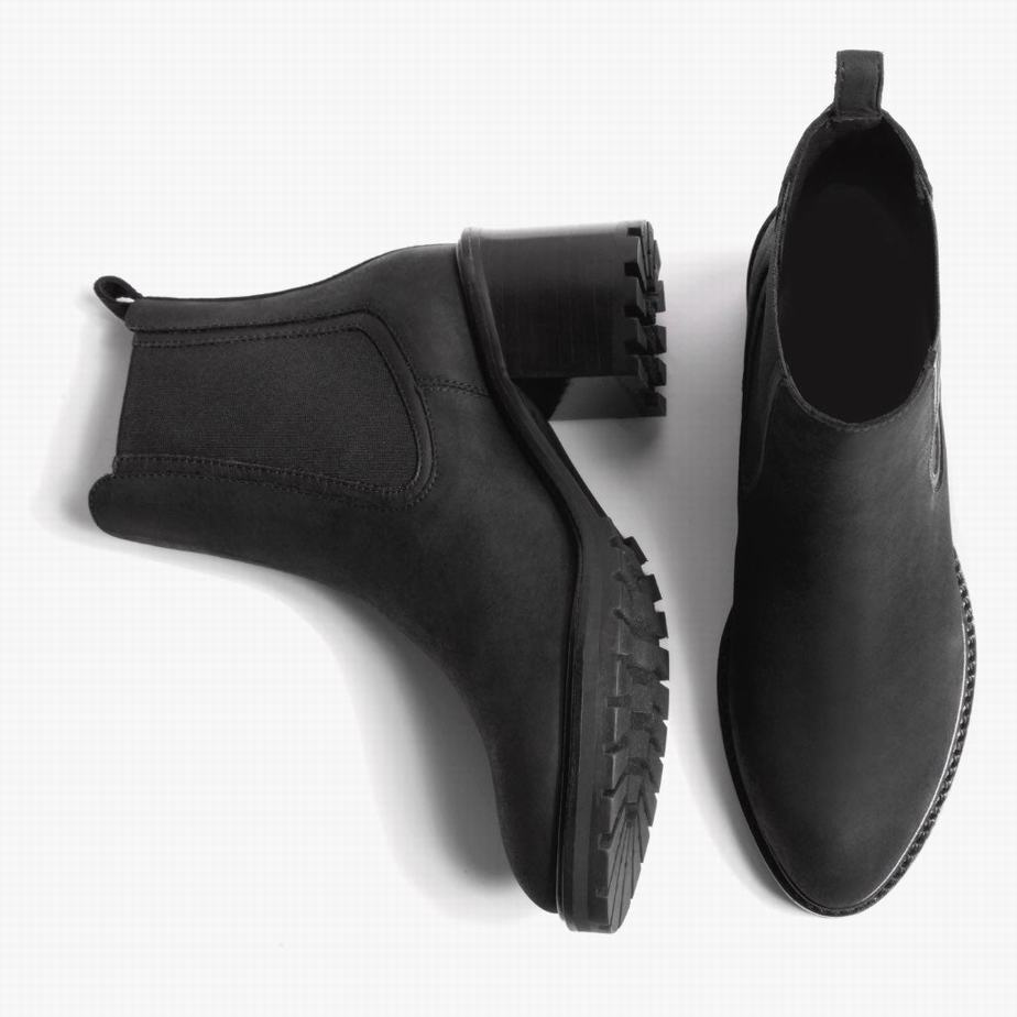 Thursday Boots Knockout Women Chelsea Boots Black | TZW266CL