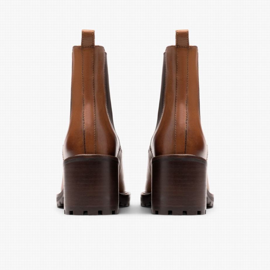 Thursday Boots Knockout Women Chelsea Boots Toffee | HBJ9541ZG