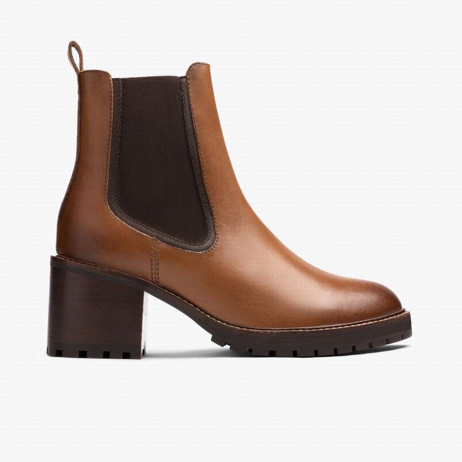 Thursday Boots Knockout Women Chelsea Boots Toffee | HBJ9541ZG