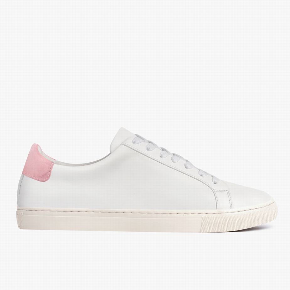 Thursday Boots Legacy Women Low-Top Sneakers White Pink | FBY7065RT