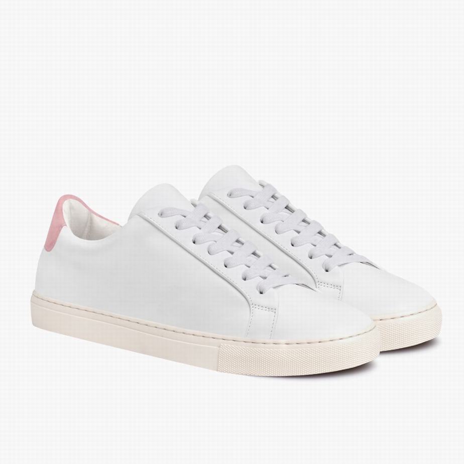 Thursday Boots Legacy Women Low-Top Sneakers White Pink | FBY7065RT