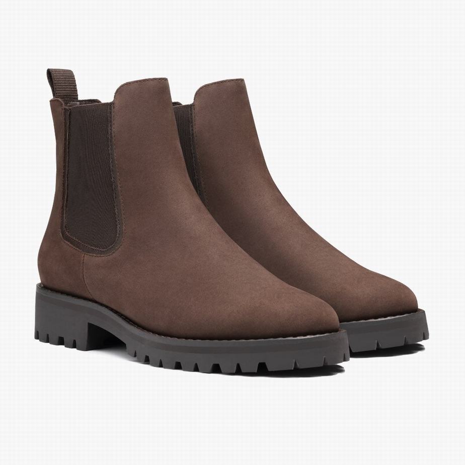 Thursday Boots Legend Women Chelsea Boots Coffee | GWV1050IP