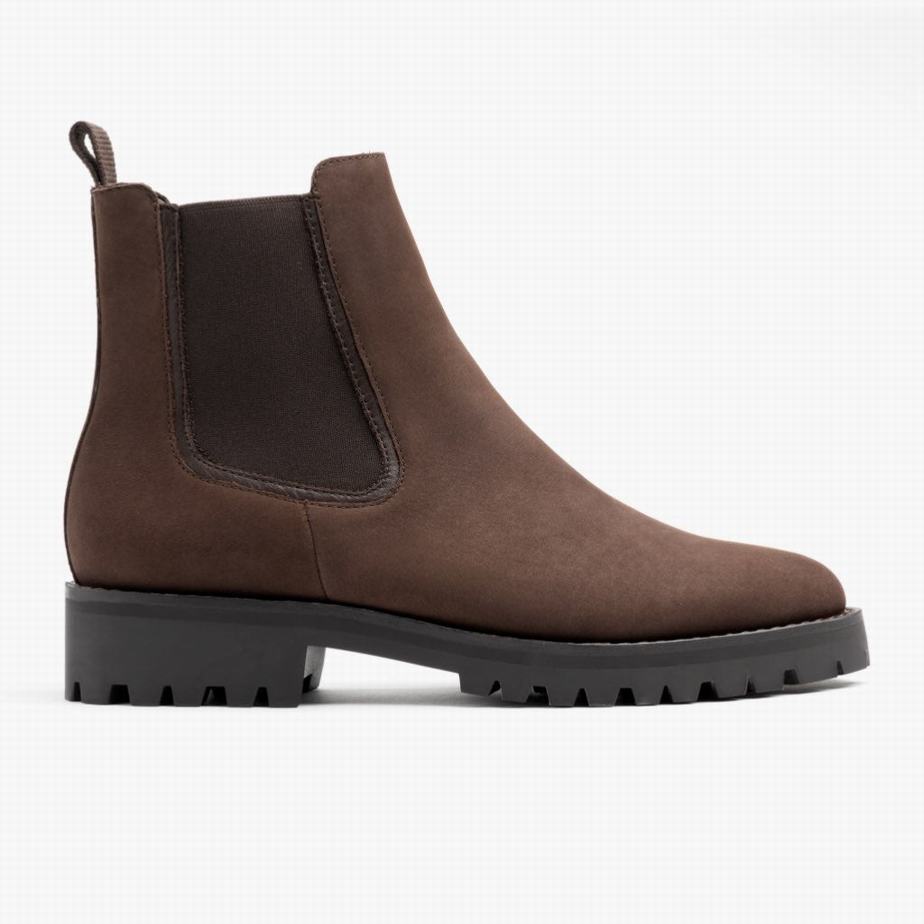 Thursday Boots Legend Women Chelsea Boots Coffee | GWV1050IP