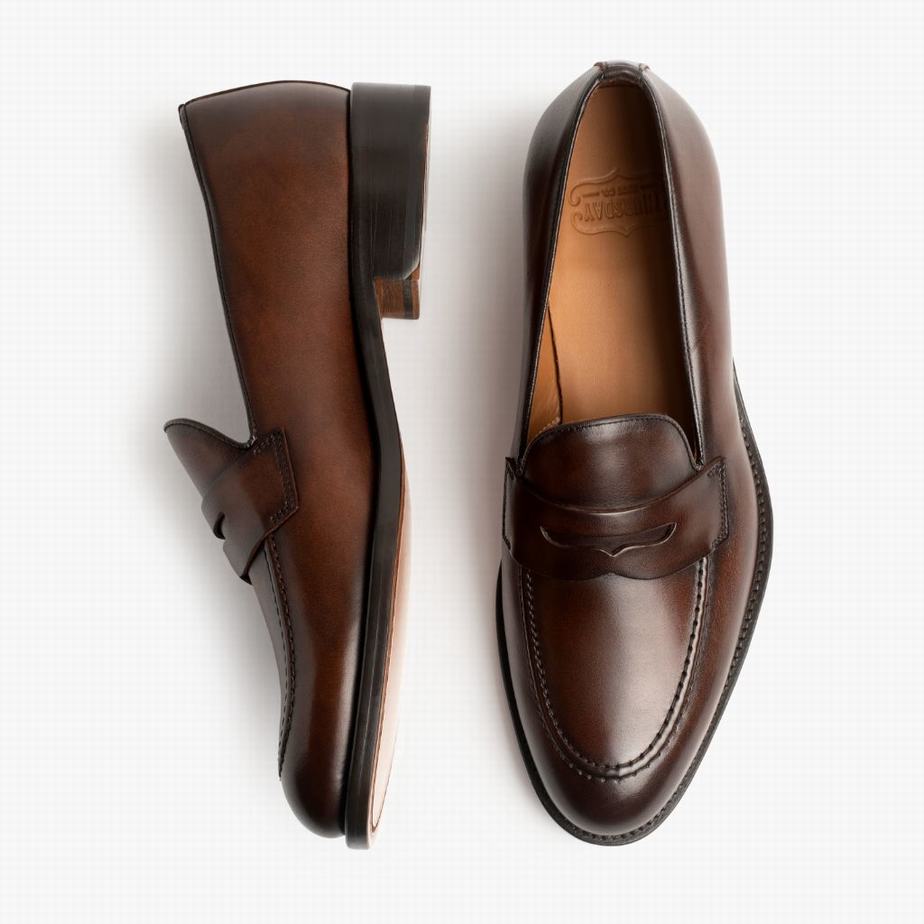 Thursday Boots Lincoln Men Loafers Coffee | QPC2563UR