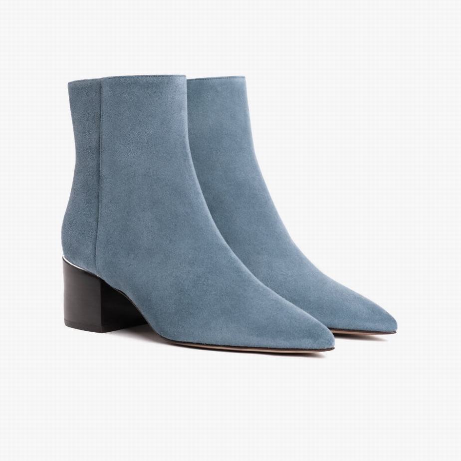 Thursday Boots Luna Women Booties Blue | MER4689NX