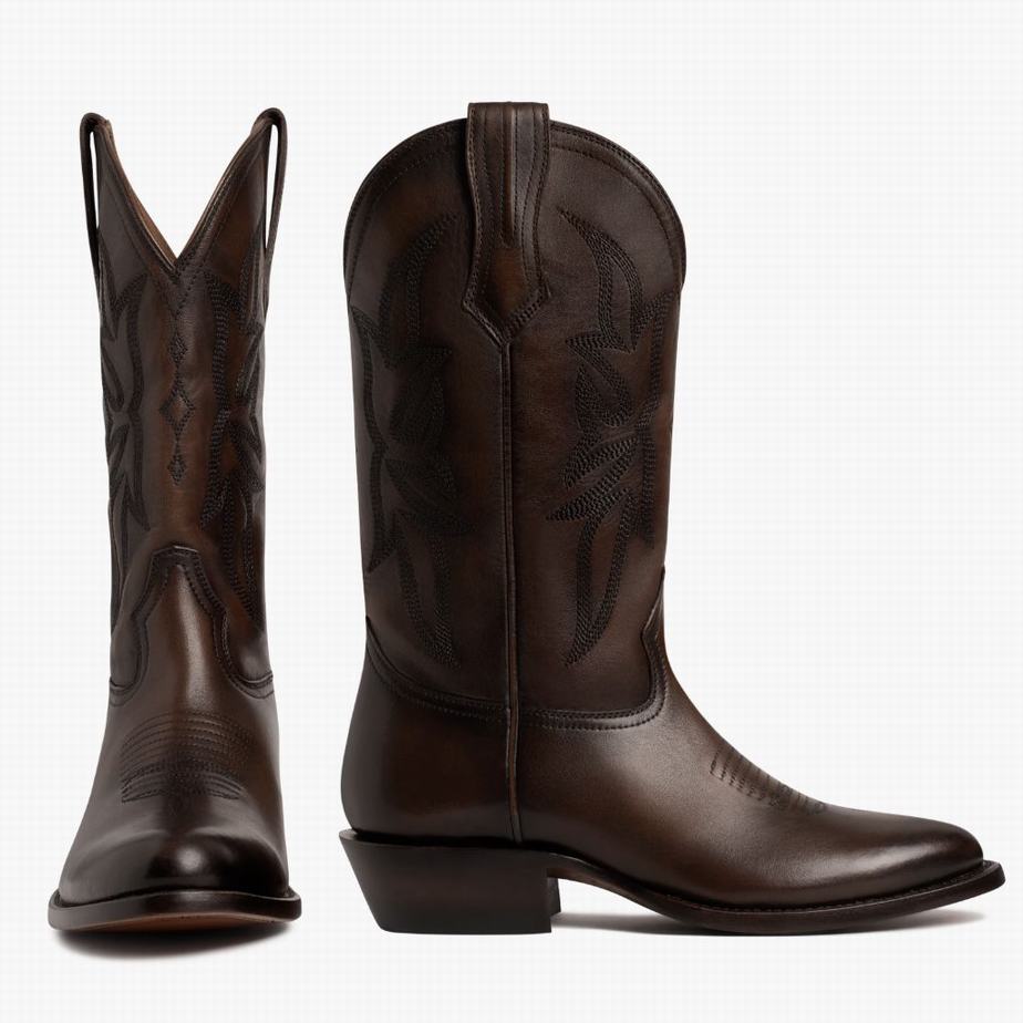 Thursday Boots Maverick Men Western Boots Coffee | LFJ755RY