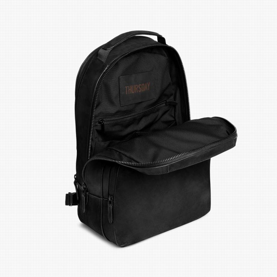 Thursday Boots Perfecto Men Backpacks Black | ZBQ10048WX