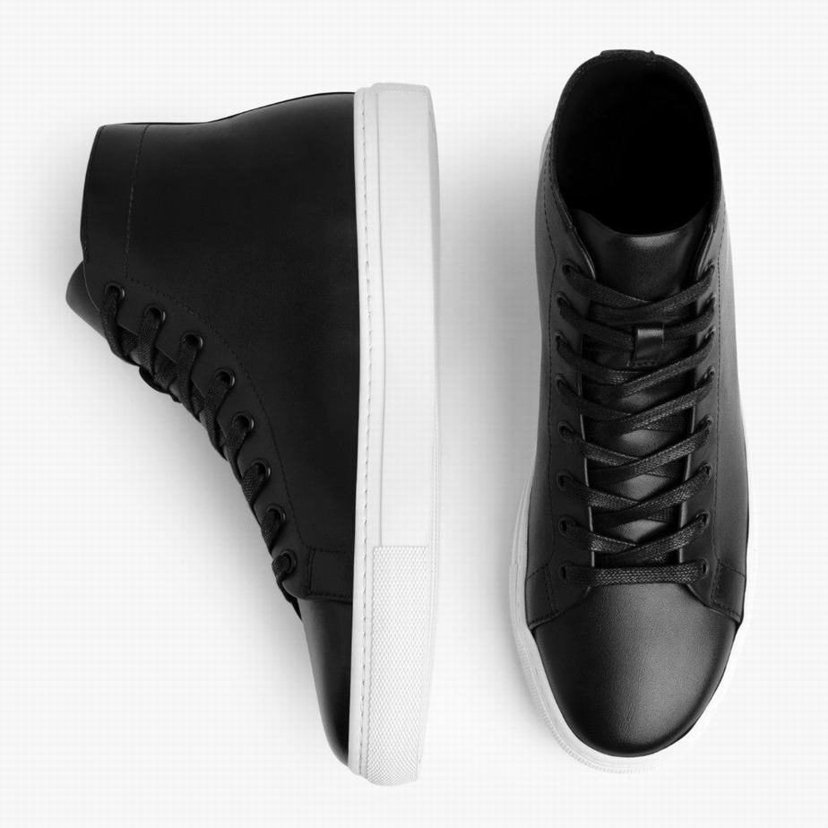 Thursday Boots Premier Men High-Top Sneakers Black | MHG5477VT