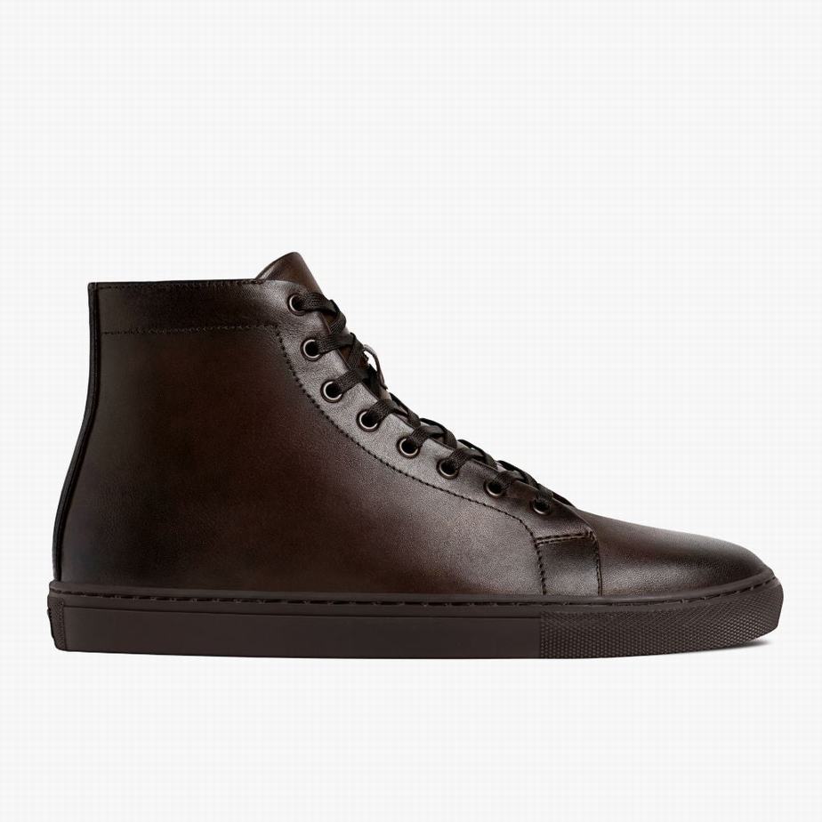 Thursday Boots Premier Men High-Top Sneakers Old English | ODR9326GH