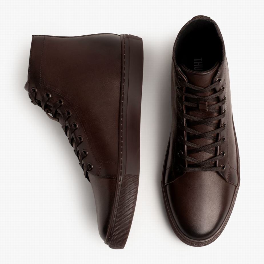 Thursday Boots Premier Men High-Top Sneakers Old English | ODR9326GH