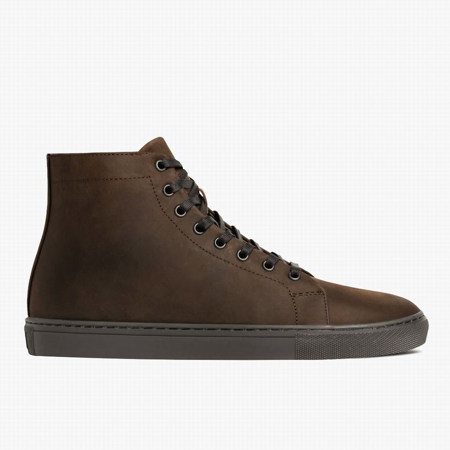 Thursday Boots Premier Men High-Top Sneakers Brown | LAJ9959PY