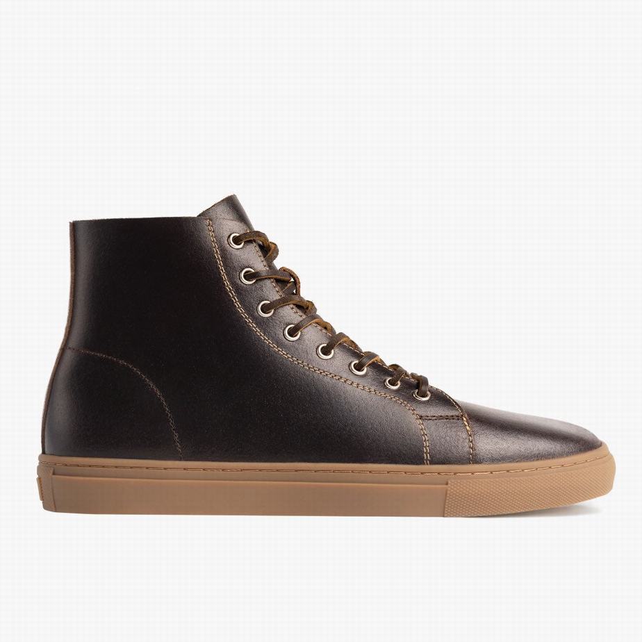 Thursday Boots Premier Men High-Top Sneakers Cacao | UUT5983SM