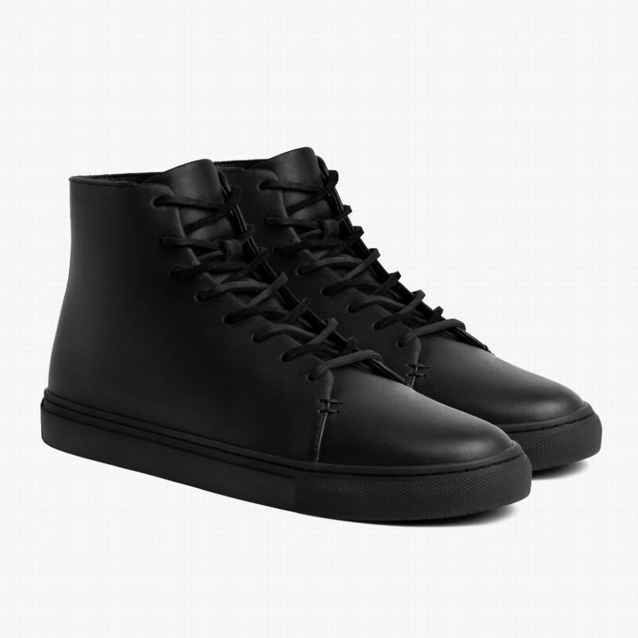 Thursday Boots Premier Men High-Top Sneakers Black | RAL7722XD